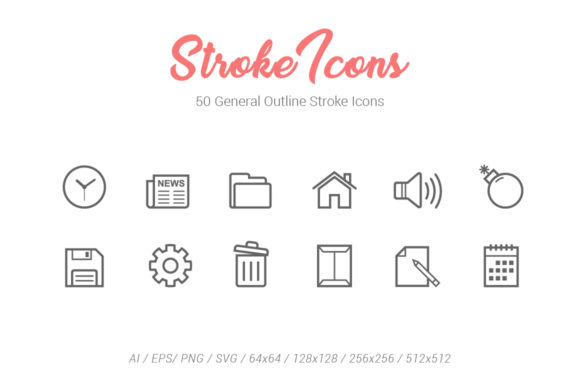50 General Outline Stroke Icons: A Designer’s Honest Take