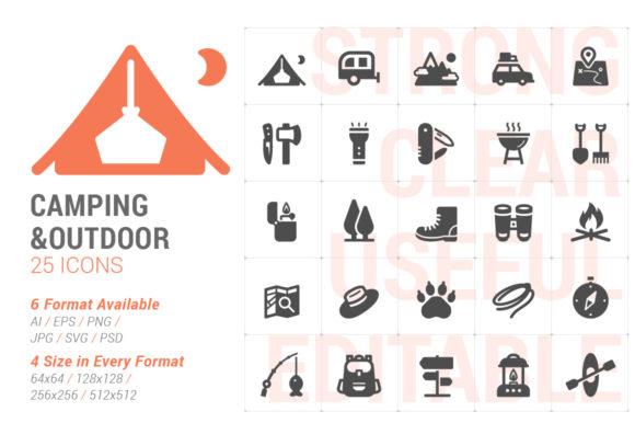 Camping Outdoor Filled Icon: A Designer’s Honest Review for Real Projects