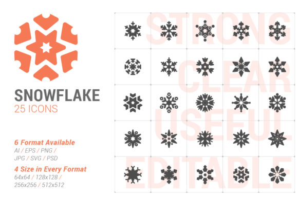 Snowflake Filled Icon: A Practical Graphic Design Asset for Digital Sellers